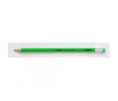Ceruzka STABILO Swano Fluo s gumou zelená 12ks