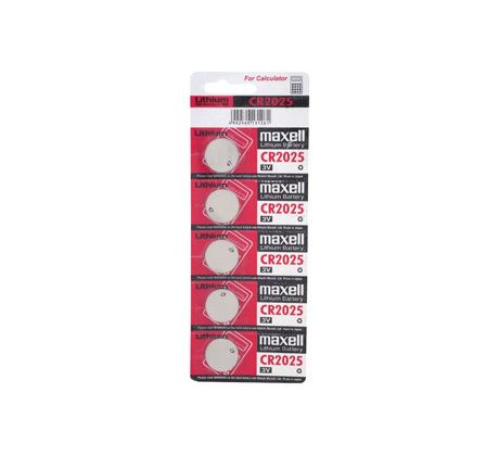 Batérie Maxell CR2025 Micro Lithium Cell 5ks Blister (CR2025)