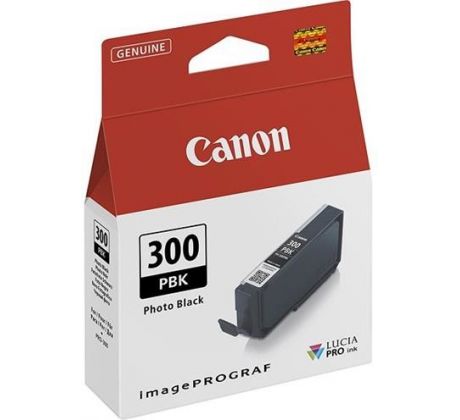 kazeta CANON PFI-300PBK photo black iPF PRO-300 (14,4 ml) (4193C001)