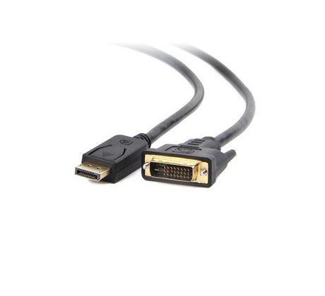 kábel DisplayPort na DVI, M/M, 1,8m, CABLEXPERT (CC-DPM-DVIM-6)