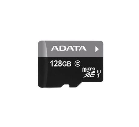 Pamäťová karta ADATA Premier micro SDXC karta 128GB UHS-I Class 10 + adaptér (AUSDX128GUICL10A1-RA1)