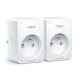 TP-LINK Tapo P100 2-pack WiFi Smart Plug 2.4G 1T1R BT Onboarding Tapo APP Alexa + Google assistant supported 10A 2-pack (TAPO P100(2-PACK))