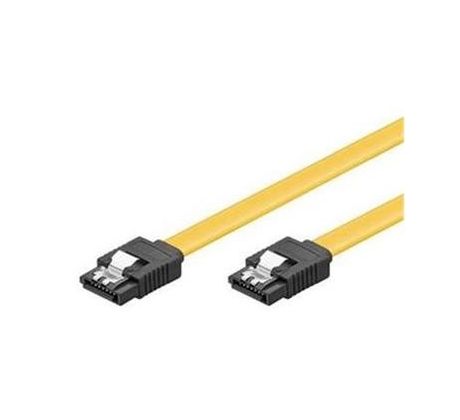 Serial ATA 3.0 20 cm data cable, metal clips (kfsa-20-02)