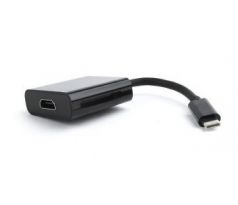 USB-C to HDMI adapter, black (A-CM-HDMIF-01)