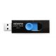USB kľúč ADATA DashDrive™ Series UV320 128GB USB 3.1 flashdisk, výsuvný, čierny+modra (AUV320-128G-RBKBL)