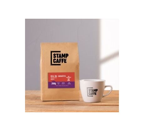 Káva Stamp Caffé - Rio de Janeiro; Odrodová káva - Brazília zrnková 250g (SC-RIODEJANEIRO-250)