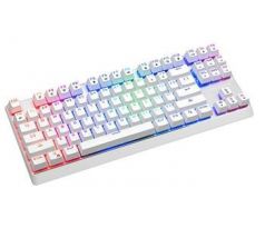 Klávesnica Modecom LANPARTY VOLCANO WHITE RGB Blue Switch (K-MC-LANPARTY-U-RGB-BLUE-200)