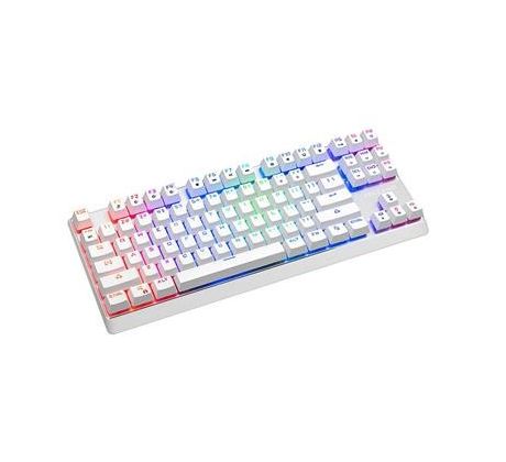 Klávesnica Modecom LANPARTY VOLCANO WHITE RGB Blue Switch (K-MC-LANPARTY-U-RGB-BLUE-200)