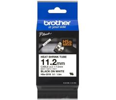 zmršťovacia bužírka BROTHER HSe231E čierne písmo, biela bužírka TUBE (11.2mm) (HSE231E)