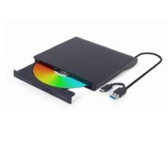 External USB DVD drive, black (DVD-USB-03)