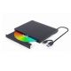 External USB DVD drive, black (DVD-USB-03)