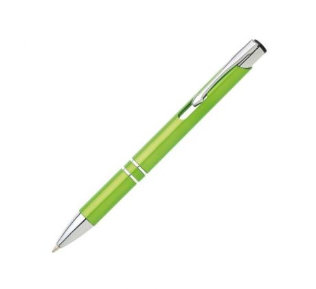 Guľôčkové pero plastové OIRA svetlo zelené