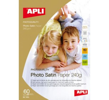 Fotopapier APLI A4 Satin 240g 25 hárkov