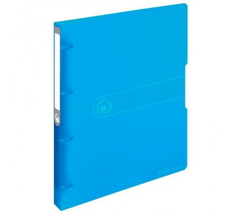 Zakladač 4-krúžkový Herlitz Easy Orga PP 3cm transparentný modrý
