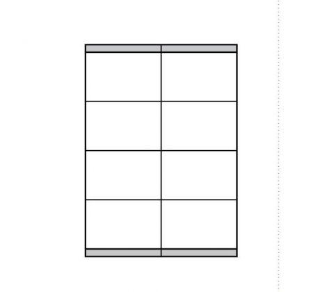 Etikety univerzálne 105x70mm Etibox A4 100 hárkov