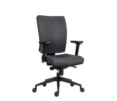 Kancelárska stolička GALA Plus SL sivá BN6 + podrúčky AR08