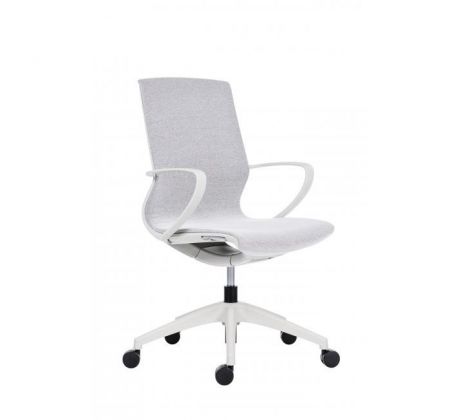 Kancelárska stolička Vision, biela/slonová kosť