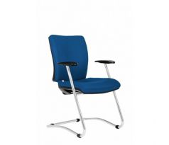 Konferenčná stolička Gala modrá D4