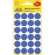Etikety kruhové 18mm Avery odnímateľné modré