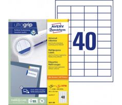 Etikety univerzálne 48,5x25,4mm Avery A4 100 hárkov