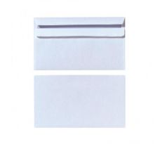 Poštové obálky DL Herlitz samolepiace s vnútornou potlačou, biele, 100 ks