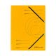 Prešpánový obal s gumičkou Herlitz žltý