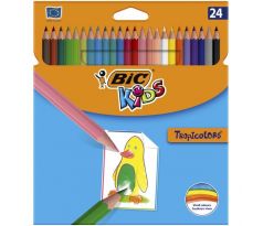 Farbičky BIC Tropicolors 24ks