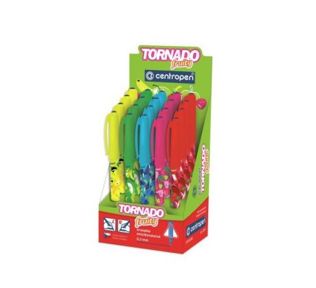 Displej Centropen roller Tornado FRUITY 2675 20 ks