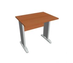 Pracovný stôl Cross, 80x75,5x60 cm, čerešňa/kov