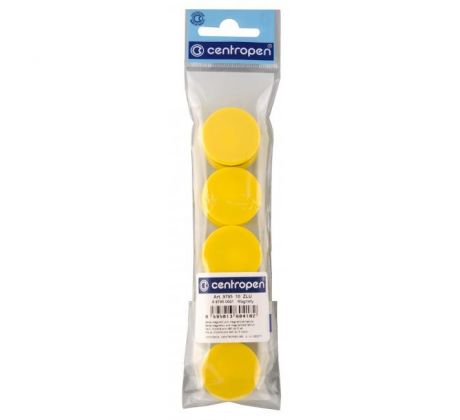 Magnety 30 mm žlté, 10ks