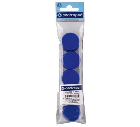 Magnety 30 mm modré, 10ks