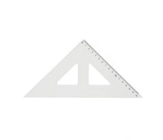 Trojuholník Centropen s kolmicou transparentný