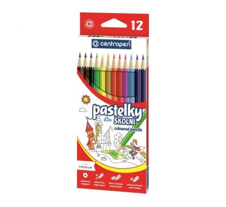 Farbičky šesťhranné CENTROPEN 9520/12f