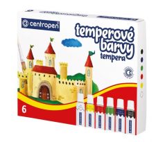 Temperové farby Centropen 6 farieb 12ml