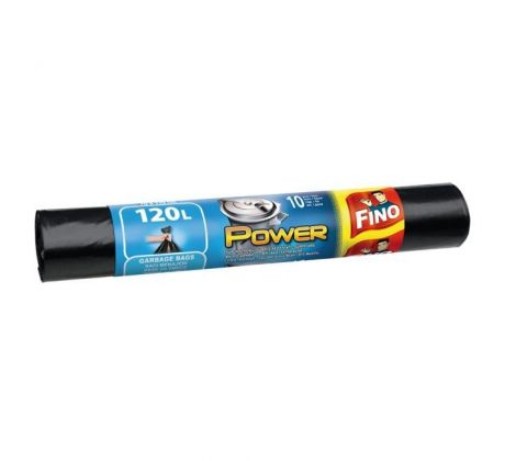 Vrecia zaväzovacie FINO Power 120 ℓ, 40 mic., 70 x 110 cm, čierne (10 ks)