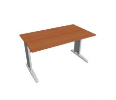 Pracovný stôl Cross, 140x75,5x80 cm,čerešňa/kov