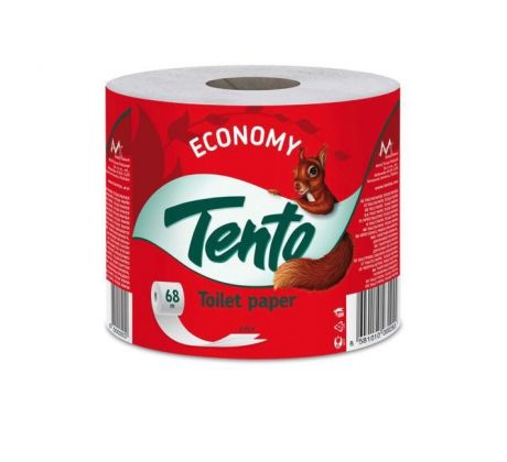 Toaletný papier 2-vrstvový TENTO Economy, návin 68 m