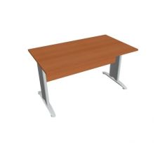 Rokovací stôl Cross, 140x75,5x80 cm, čerešňa/kov