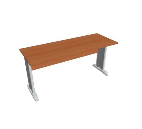 Pracovný stôl Cross, 160x75,5x60 cm, čerešňa/kov