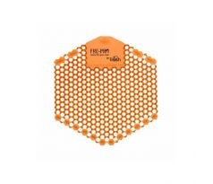 Pisoárové sitko Fre-Pro WAVE 3D - Mango (oranžové) 1 ks