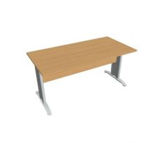 Rokovací stôl Cross, 160x75,5x80 cm, buk/kov