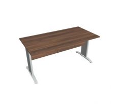 Rokovací stôl Cross, 160x75,5x80 cm, orech/kov