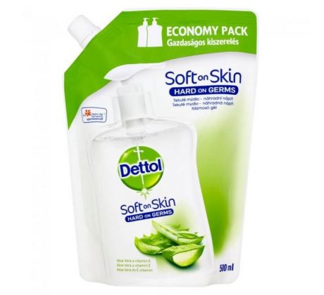 Dettol tekuté mydlo (NÁHRADNÁ NÁPLŇ) 500 ml - Aloe vera