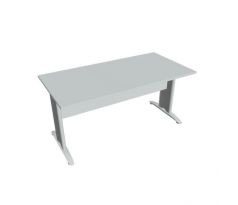 Rokovací stôl Cross, 160x75,5x80 cm, sivý/kov