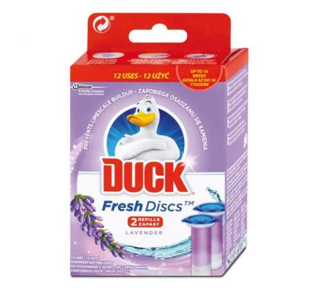 Náhrada DUCK Fresh Discs WC gél 2 x 36 ml Levanduľa