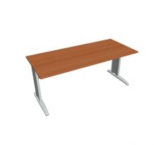 Pracovný stôl Cross, 180x75,5x80 cm, čerešňa/kov