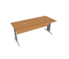 Rokovací stôl Cross, 180x75,5x80 cm, jelša/kov