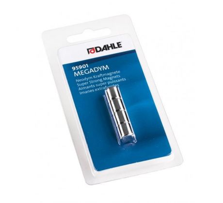 Magnety Dahle Megadym valčeky 10mm 4ks