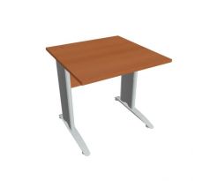 Pracovný stôl Cross, 80x75,5x80 cm, čerešňa/kov