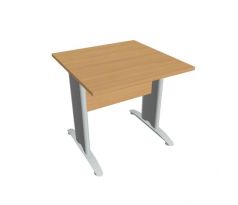 Rokovací stôl Cross, 80x75,5x80 cm, buk/kov